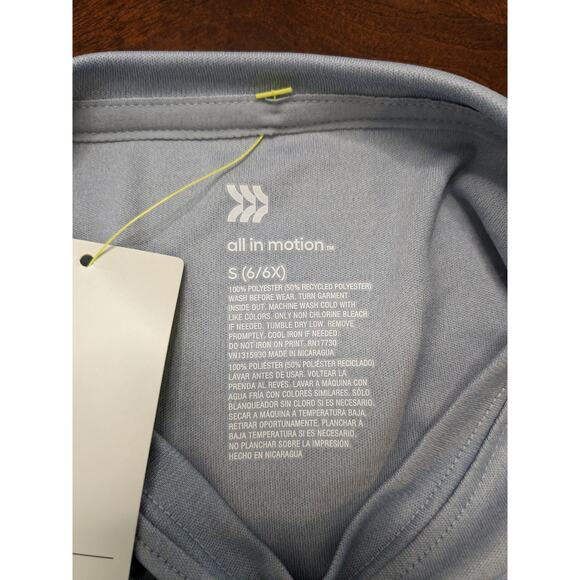 All in Motion Explorers Club TShirt Girls Small 6 6X Gray Short Sleeve Dragonfly - Picture 5 of 9